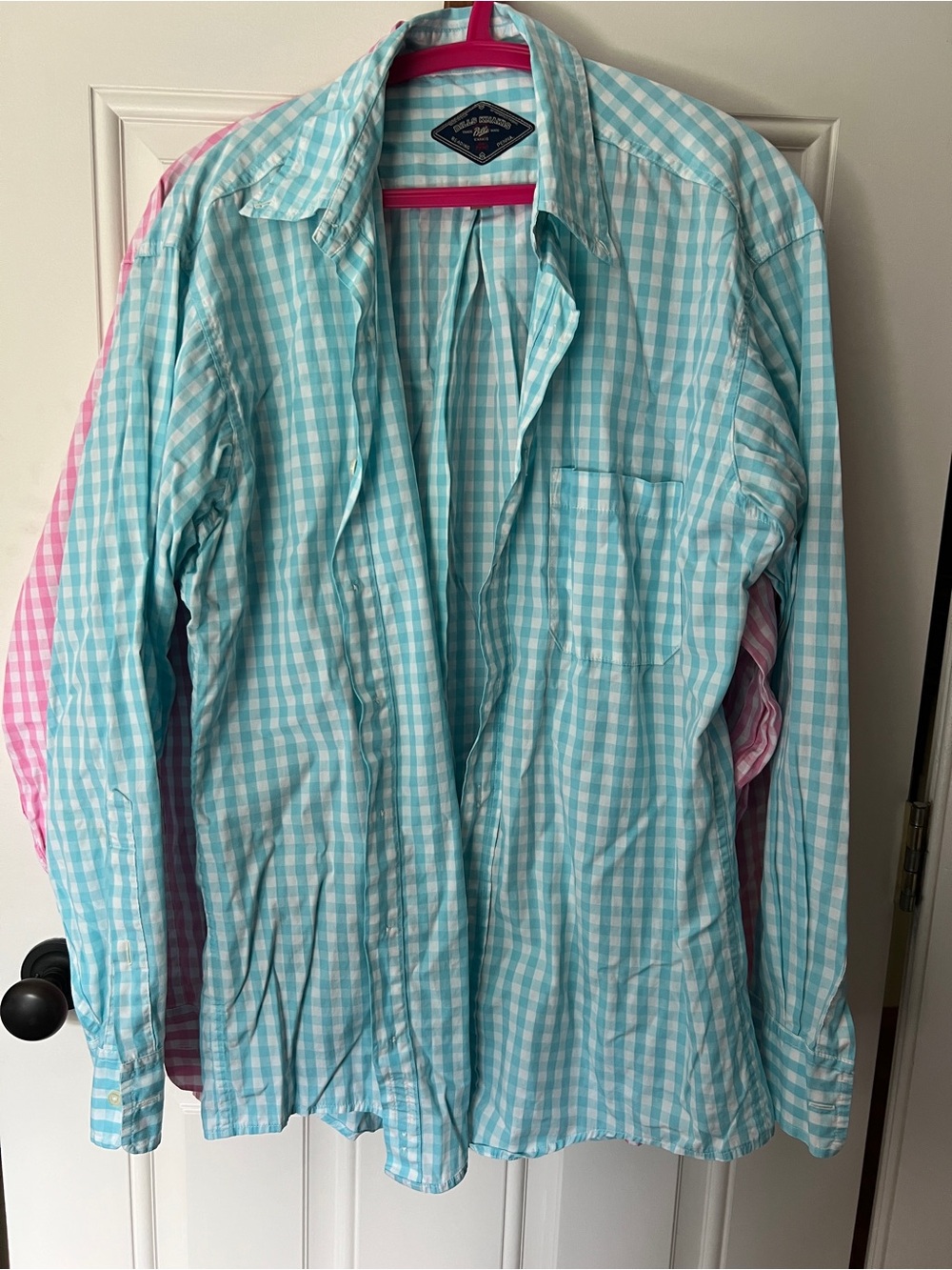 Bill’s Khakis Gingham Button-Up Shirts - set of 2